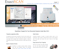 Tablet Screenshot of exactscan.com
